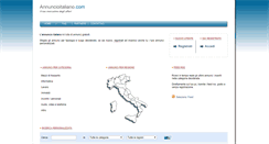 Desktop Screenshot of annuncioitaliano.com